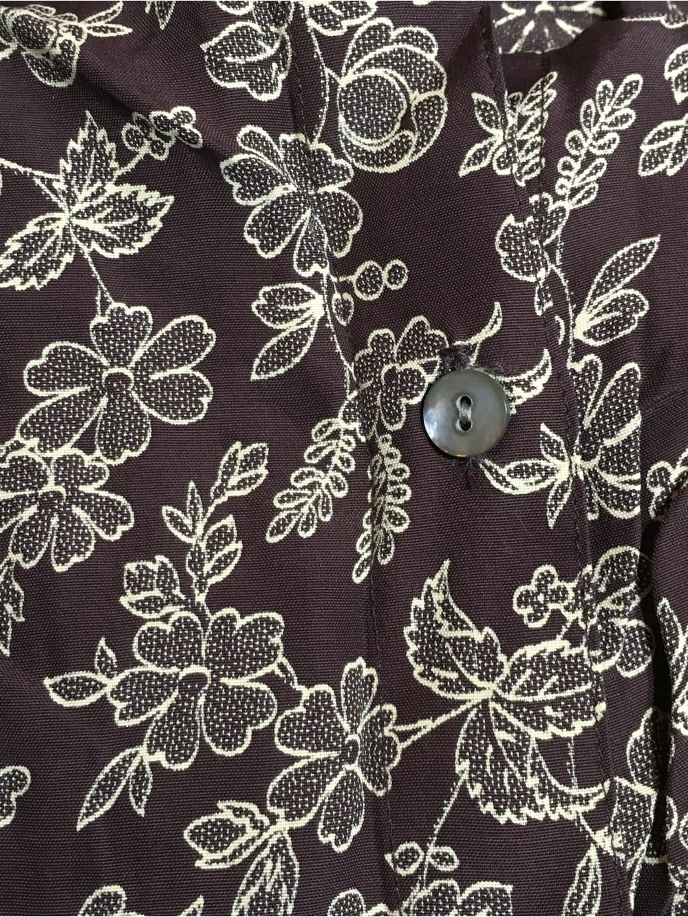 GAP Brown Maxi Dress with Cream Floral Print - Picture 2 of 3